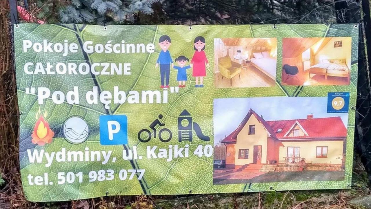 Pod Debami - Pokoje Na Mazurach Villa Wydminy Eksteriør bilde